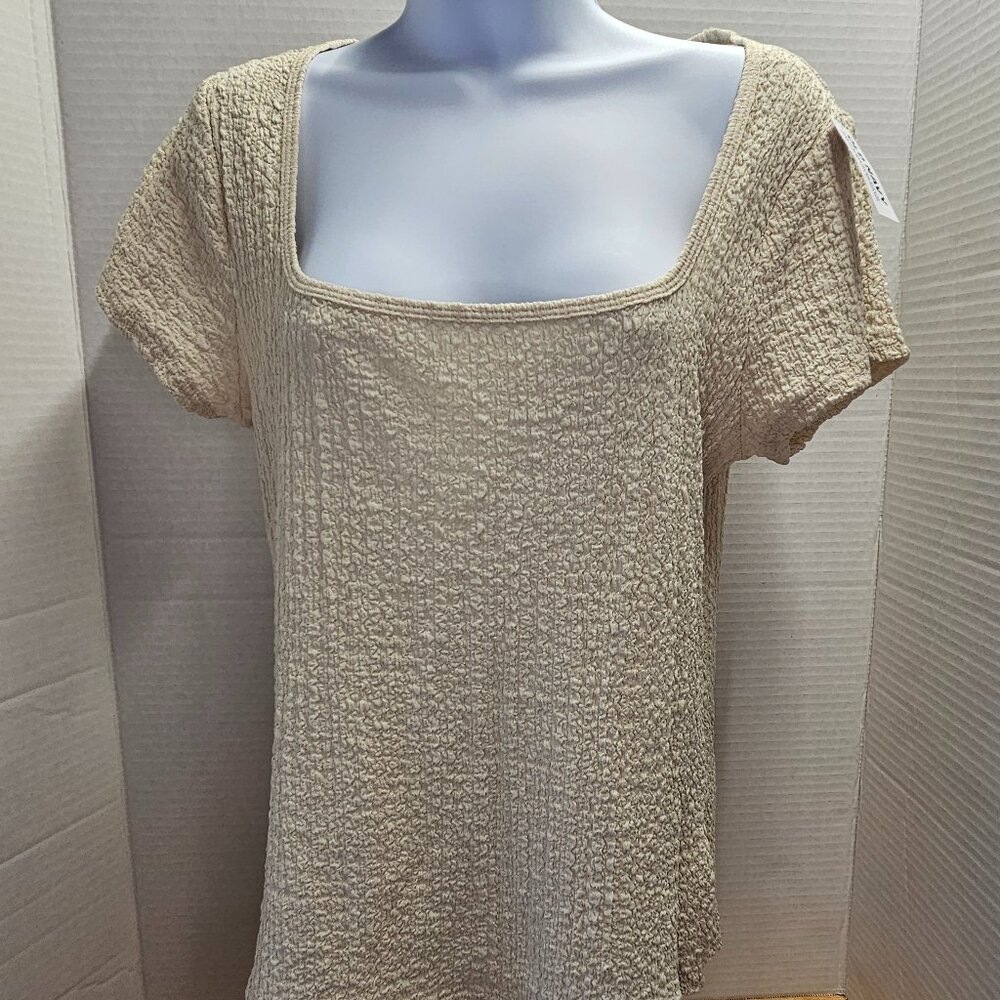 NWT Old Navy Crinkle Fabric Top, Size Large